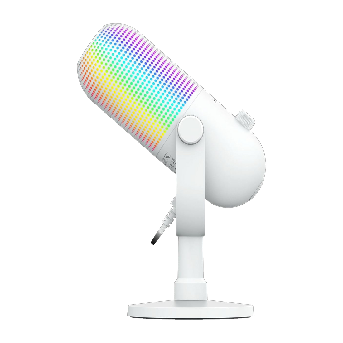 Razer Seiren V3 White Chroma – USB RGB Streaming Microphone