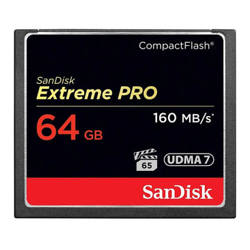 SanDisk Extreme PRO CF Card 64GB – 160 MB/s (UDMA 7, VPG 65)