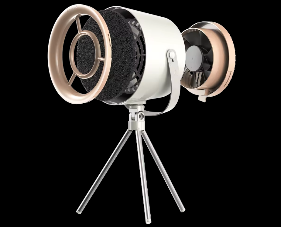 G07 Small Desktop Range Hood with Three Gears, Compact Kitchen Hood, Powerful Suction, and Energy Efficient Design - Rebuy-Box