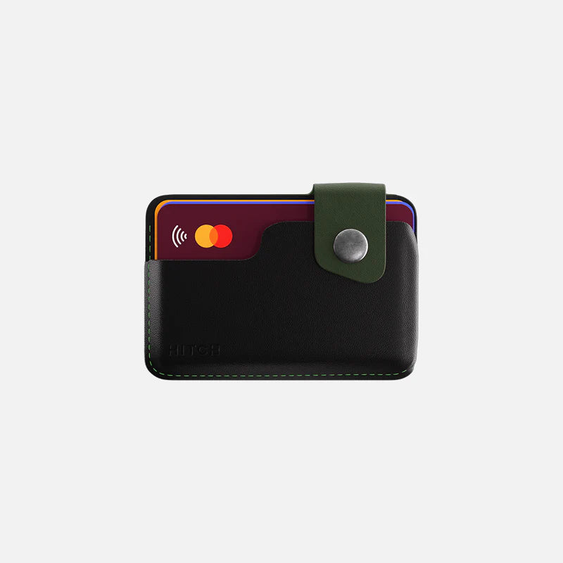 Hitch Snap Cardholder - Black/Green