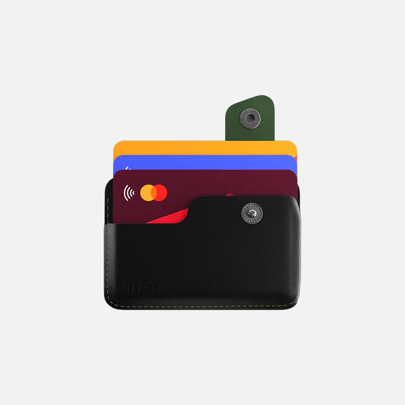 Hitch Snap Cardholder - Black/Green