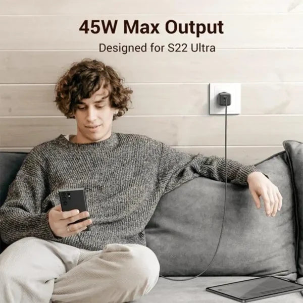 Ugreen Nexode Dual USB-C PD GaN Fast Charger 45W