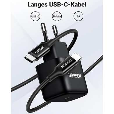 Ugreen PD Fast Charger + USB Cable Type C