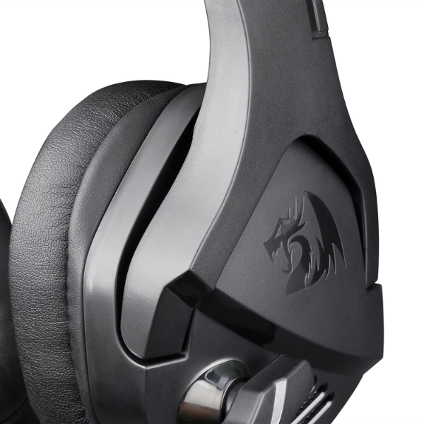 Redragon Theseus H250 Gaming Headset, Wired, Adjustable Headband, Noise-Cancelling Microphone, RGB Lighting, Comfortable Ear Cushions - Rebuy-Box