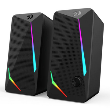 Redragon GS510 Waltz Gaming Speaker, 2.0 Channel, RGB Lighting, Stereo Sound, USB-Powered for PC and Computer - Rebuy-Box