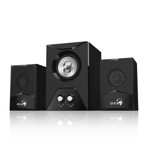 Genius Gaming Speaker System SW-G2.1 – 15W, 2.1 Channel, Deep Bass, Subwoofer - Rebuy-Box