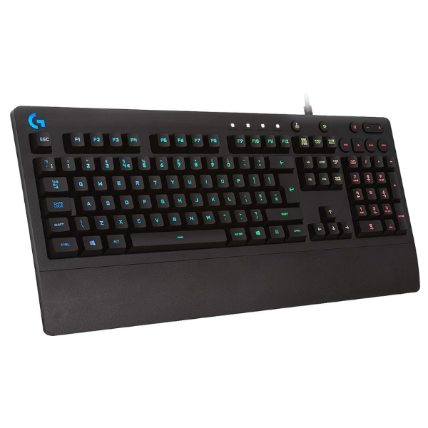 Logitech G213 Prodigy Gaming Keyboard, RGB Backlighting, Membrane Switches, Dedicated Media Controls, Spill-Resistant Design - Rebuy-Box