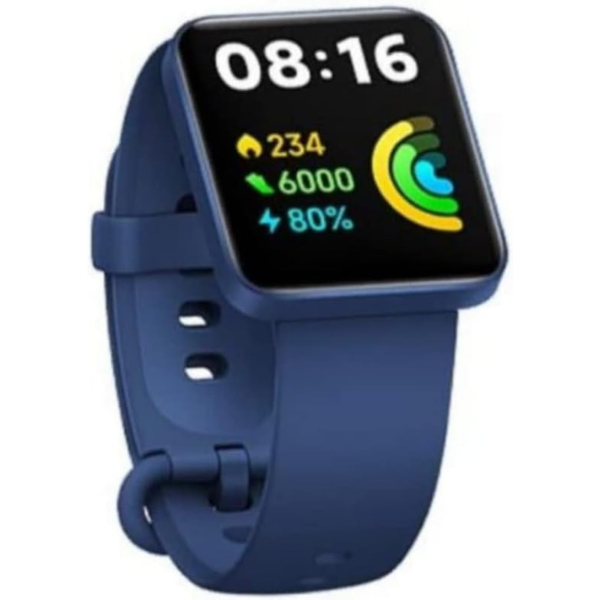 Xiaomi Redmi Watch 2 Lite, 1.55" HD Display, GPS, Heart Rate & SpO2 Monitoring, 100+ Fitness Modes, Blue - Rebuy-Box