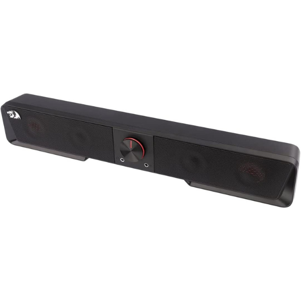 Redragon GS570 Gaming Speakers, 2.0 Channel, RGB Lighting, 6W Output, USB Powered, Black - Rebuy-Box