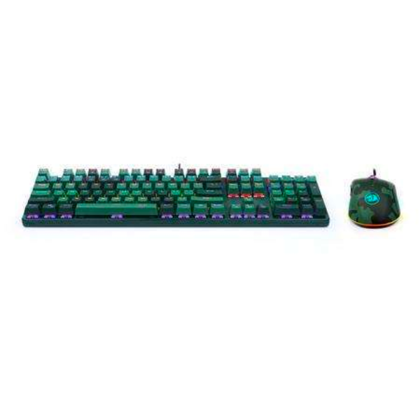 Redragon CAMINC ESSENTIALS S108 Keyboard & Mouse 2-in-1 Set, RGB Backlighting, 104 Keys, Ergonomic Design - Rebuy-Box