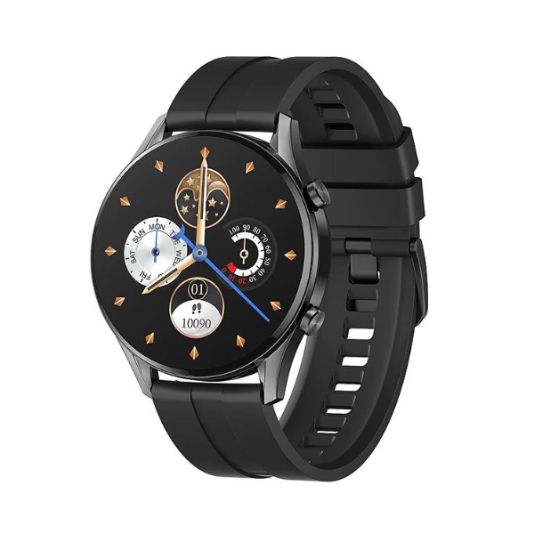 iMilab Smart Watch W12 - 1.32" HD Screen, Heart Rate Monitor, IP68 Waterproof, Black - Rebuy-Box