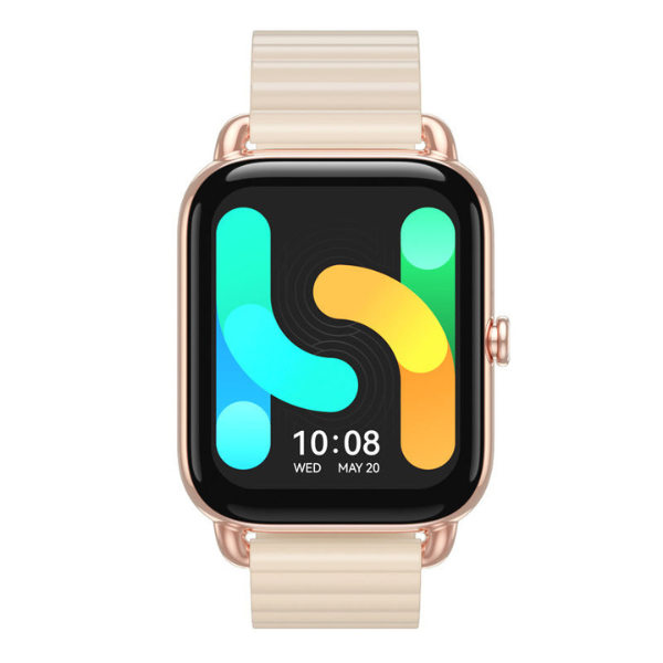 Haylou RS 4 Plus LS11 Smartwatch - 1.78" AMOLED Display, Heart Rate Monitoring, 105 Sports Modes - GOLD - Rebuy-Box
