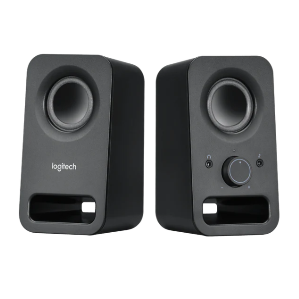 Logitech Z150 Compact Stereo Speakers – 6W RMS Power, Adjustable Bass Control, 3.5mm Input - Rebuy-Box