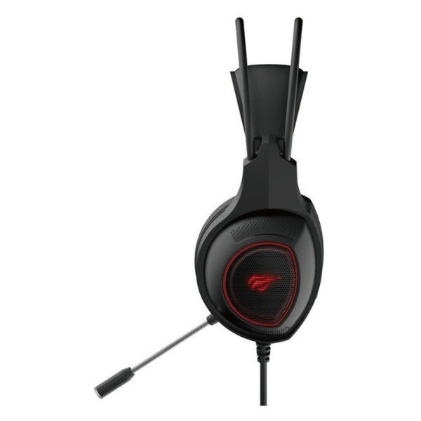 HAVIT HV-H2239D Gaming Headphone, 3.5mm Audio Jack & USB, RGB Lighting, Noise-Cancelling Microphone, Adjustable Headband - Rebuy-Box