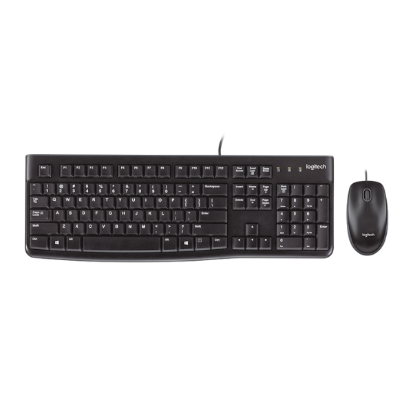 Logitech MK120 Wired Mouse and Keyboard Combo, Durable Design, Full-Size Layout - Rebuy-Box