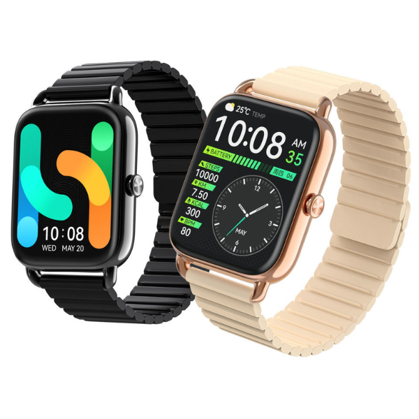 Haylou RS 4 Plus LS11 Smartwatch - 1.78" AMOLED Display, Heart Rate Monitoring, 105 Sports Modes - GOLD - Rebuy-Box