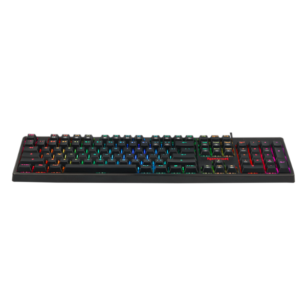 Redragon K579 MANYU Mechanical Gaming Keyboard, Wired, 104 Keys, RGB Backlighting, Red Switches, Durable Build - Rebuy-Box