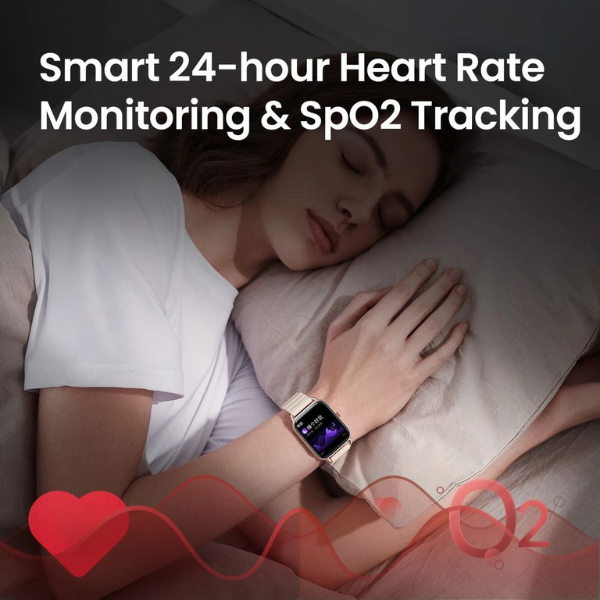 Haylou RS 4 Plus LS11 Smartwatch - 1.78" AMOLED Display, Heart Rate Monitoring, 105 Sports Modes - GOLD - Rebuy-Box