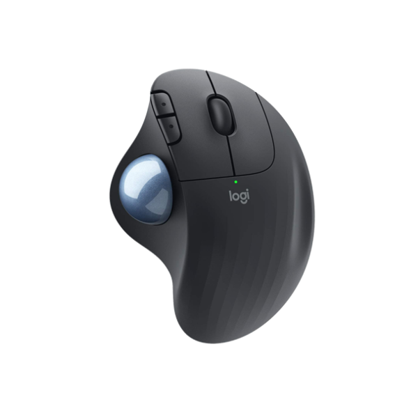 Logitech Ergo M575 Wireless Trackball, Ergonomic Design, Bluetooth & USB Connectivity, Gray - Rebuy-Box