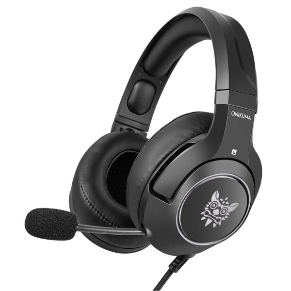 ONIKUMA K9 Professional Gaming Headset, Wired, 7.1 Surround Sound, Noise-Cancelling Microphone, RGB Lighting, Multi-Platform Compatibility - Rebuy-Box