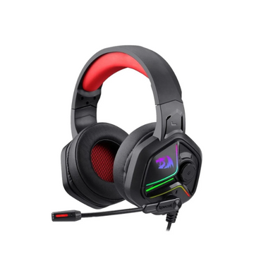 Redragon Ajax H230 Gaming Headset, LED Lighting, Noise-Cancelling Microphone, Over-Ear Design, Black - Rebuy-Box
