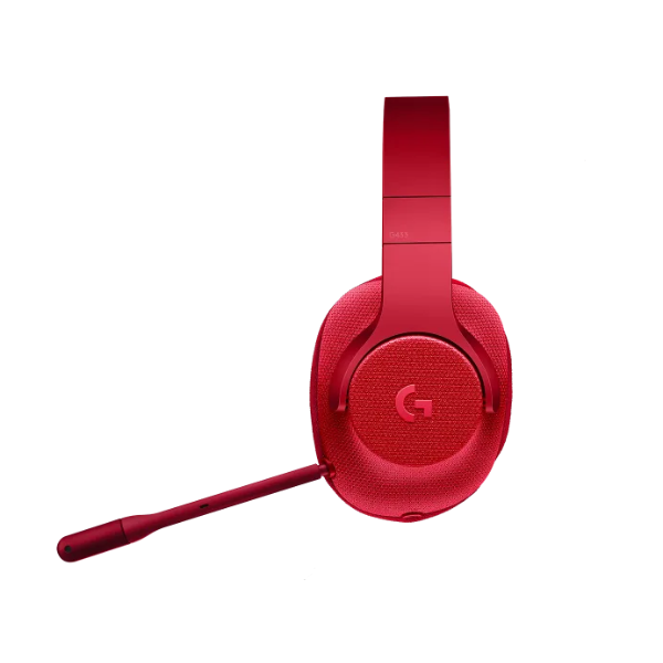 Logitech G433 Surround Wired Gaming Headset, 7.1 Surround Sound, Red, DTS Headphone , Noise-Cancelling Microphone, Lightweight Design - Rebuy-Box