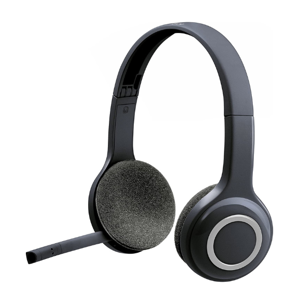 Logitech H600 Wireless Headset, Lightweight Design, Noise-Cancelling Microphone, Adjustable Headband, USB Nano Receiver - Rebuy-Box