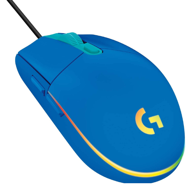 Logitech G203 Wired Gaming Mouse, 8000 DPI, RGB Lighting, 6 Programmable Buttons, Lightweight Design - Rebuy-Box
