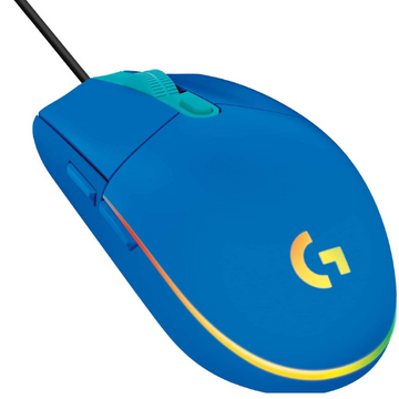 Logitech G203 Wired Gaming Mouse, 8000 DPI, RGB Lighting, 6 Programmable Buttons, Lightweight Design - Rebuy-Box