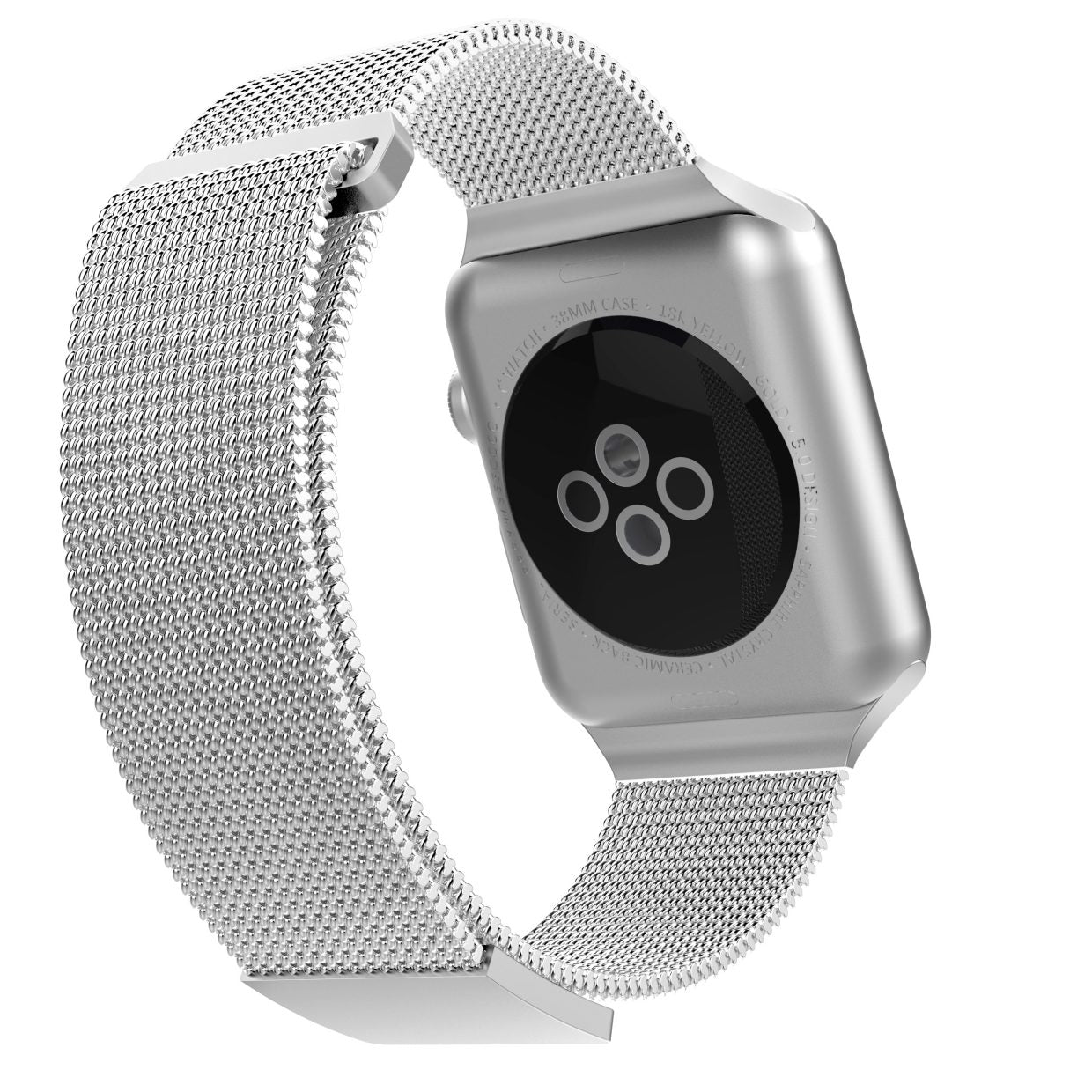 X-Doria Stainless Steel Strap for Apple Watch 42mm and 44mm, Adjustable, Durable Design - Rebuy-Box