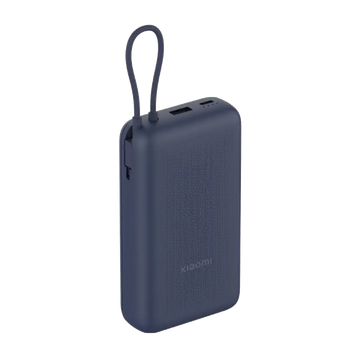 Xiaomi 33W Power Bank 20000mAh with Integrated Cable – Blue