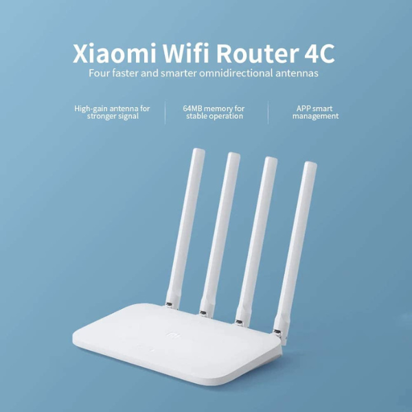 Xiaomi Mi 4C Access Point, Dual-Band Wi-Fi, 300Mbps Speed - Rebuy-Box