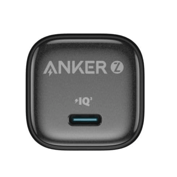 Anker Zolo 20W USB-C Wall Charger Front View with PowerIQ Black A2699611 Rebuy-Box