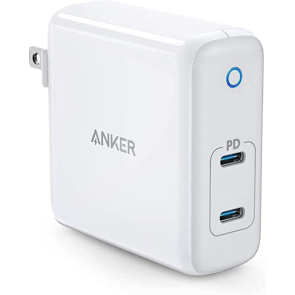 Anker 60W PowerPort Atom PD 2 USB-C Charger, Dual Port, Compact Design, White - A2029P11 - Rebuy-Box