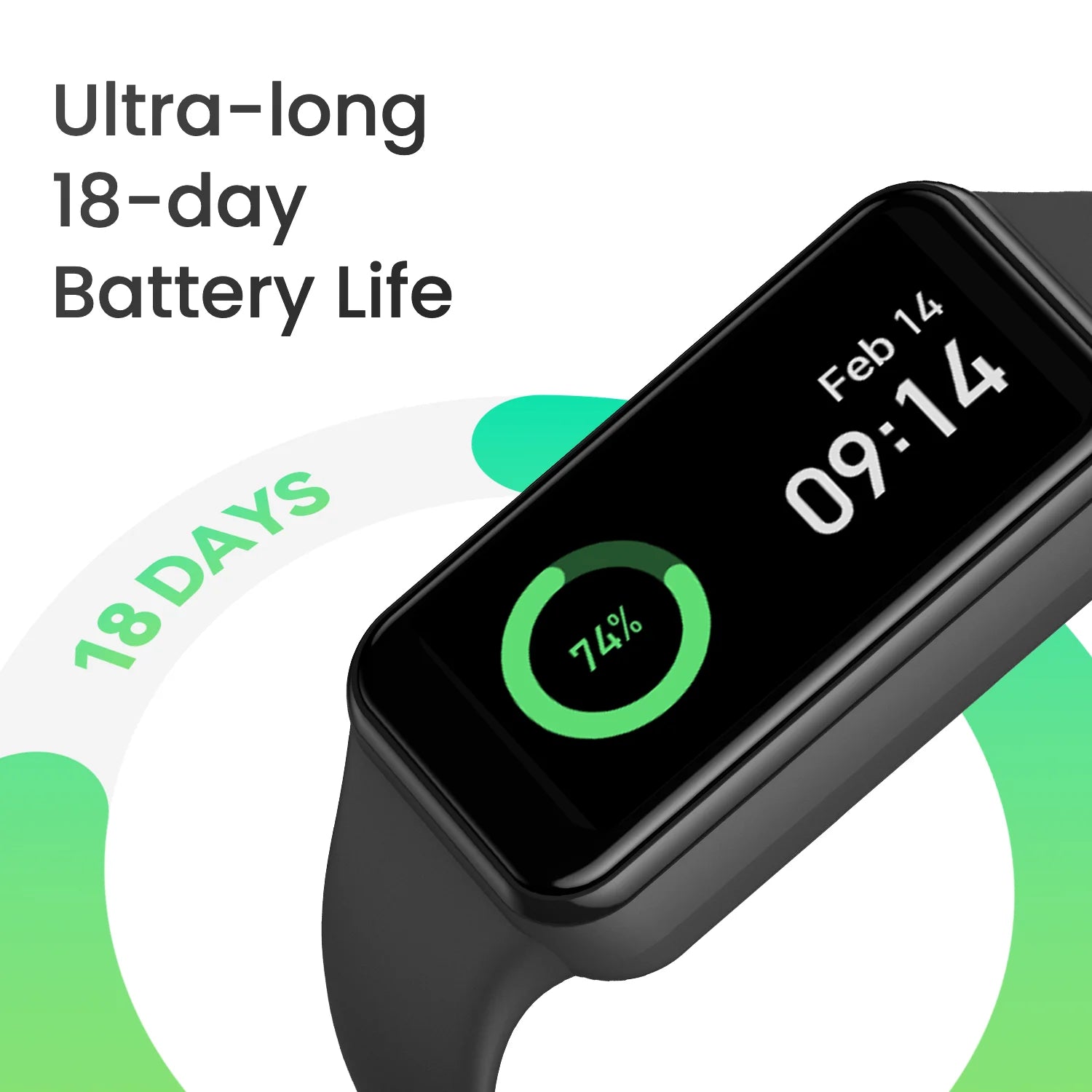 Amazfit Band 7 Fitness Tracker – Big AMOLED Display, 18-Day Battery (Grade A)