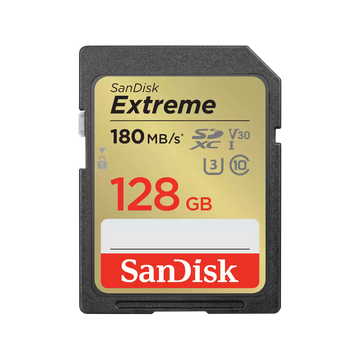 SanDisk Extreme SD Card 128GB – High-Speed Performance for Photos & 4K Video