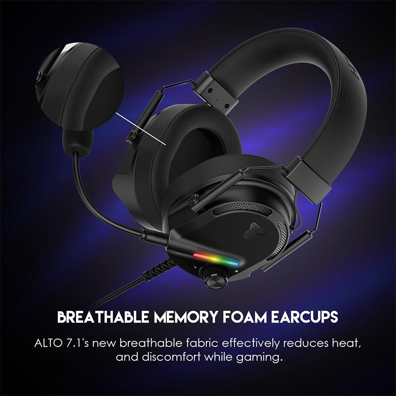 Fantech ALTO 7.1 HG26 – RGB USB Gaming Headset with Virtual Surround Sound