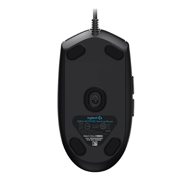 Logitech G203 LIGHTSYNC – High-Precision Wired Gaming Mouse with Customizable RGB