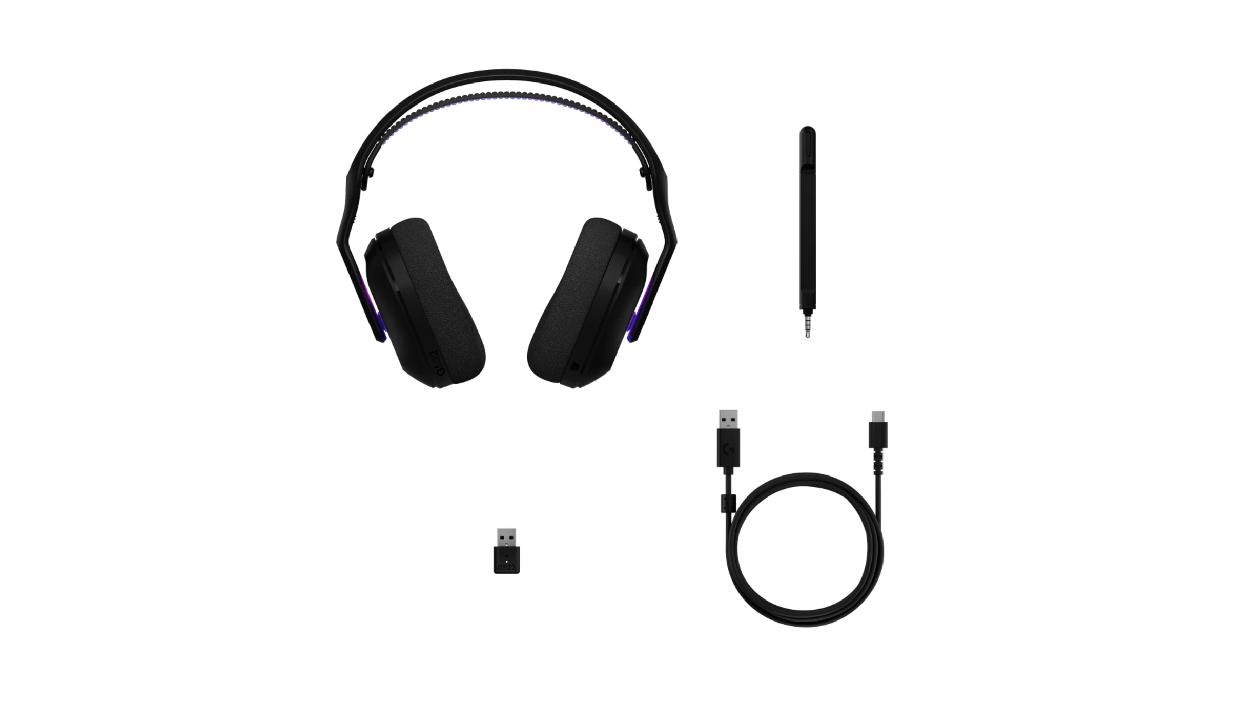 Logitech G522 LIGHTSPEED Wireless Gaming Headset – Black