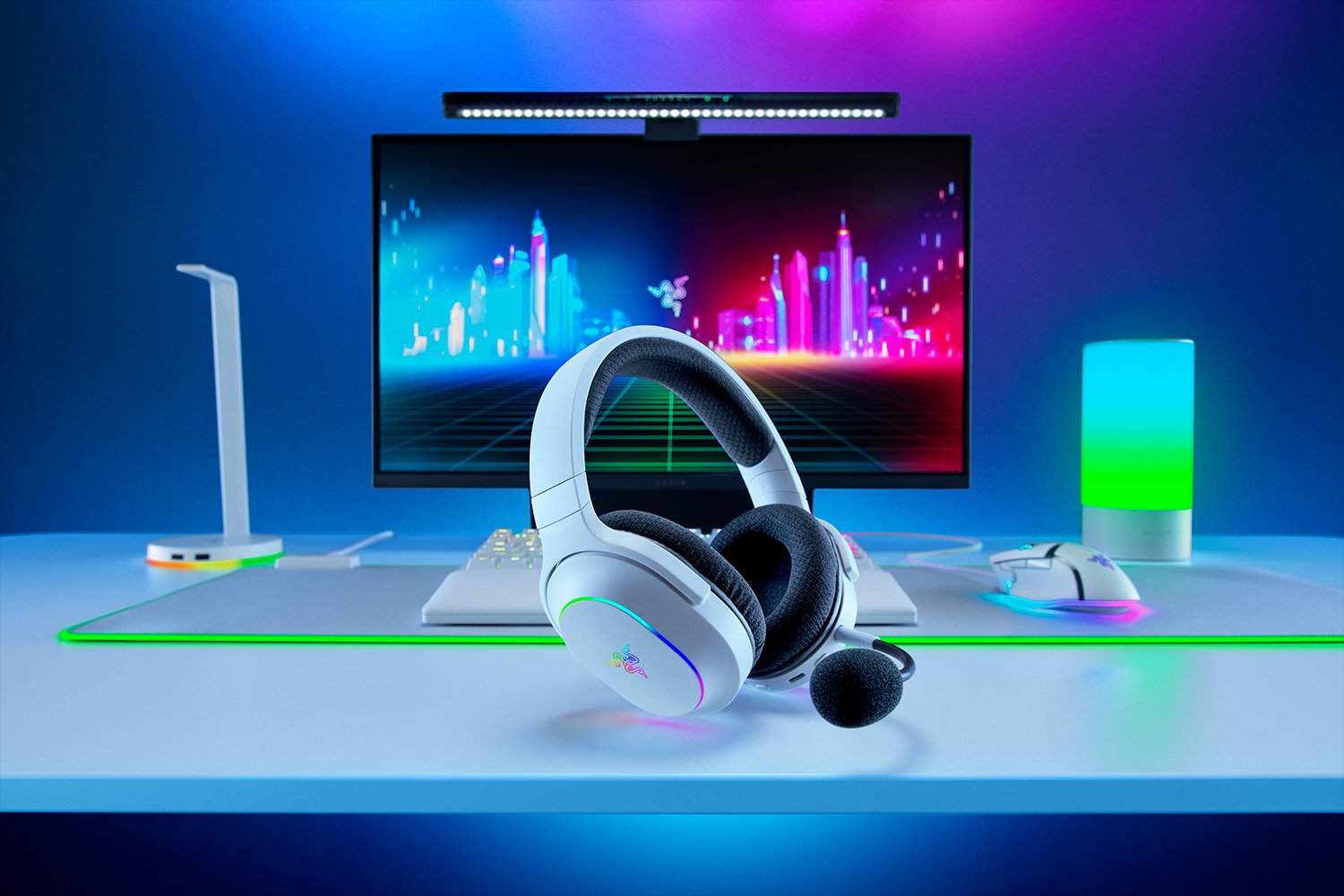 Razer Barracuda X White Chroma Wireless Gaming Headset