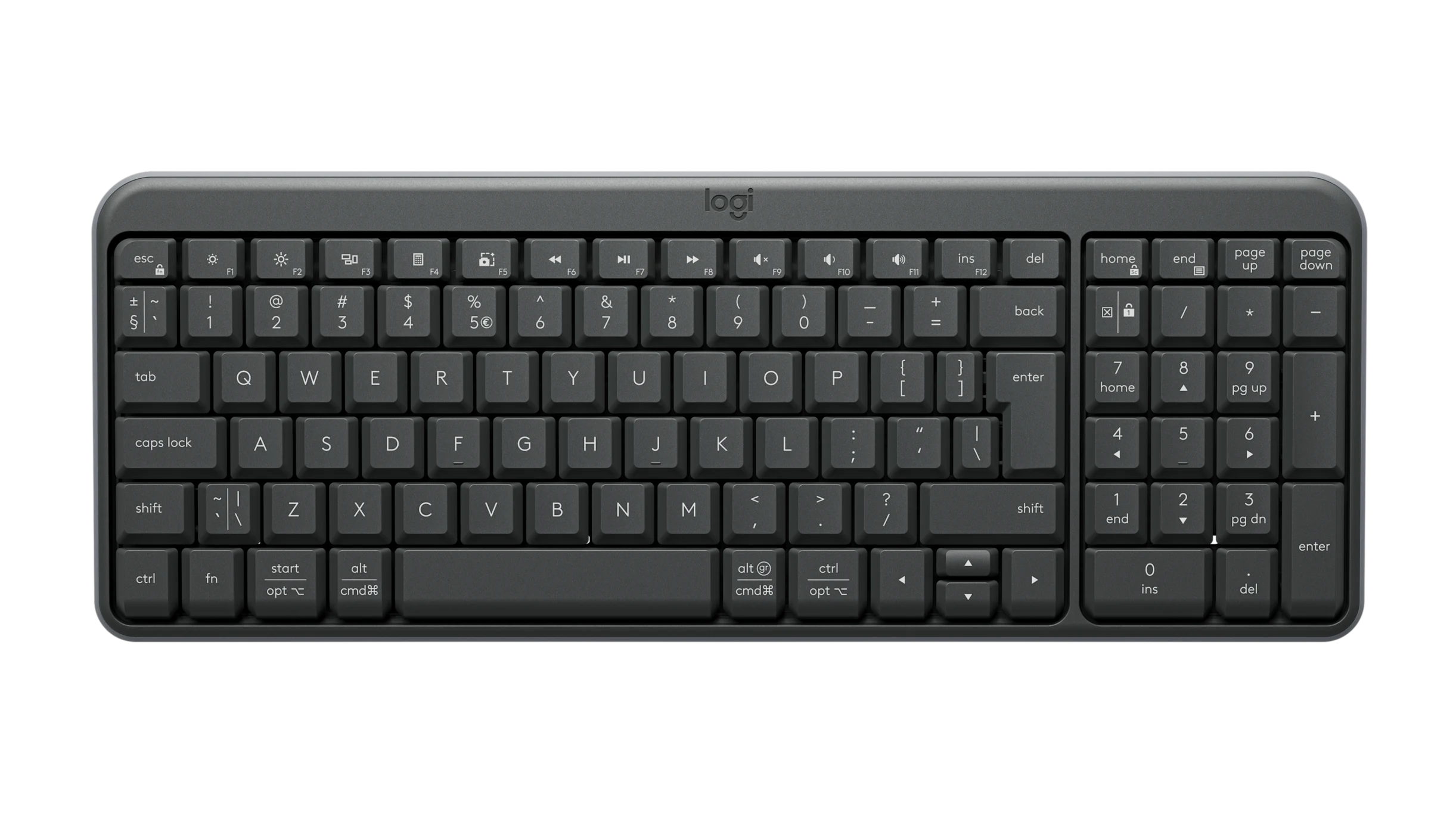 Logitech K250 Compact Bluetooth Wireless Keyboard Ara