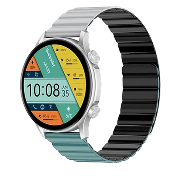 Kieslect KR PRO LTD Smart Calling Watch Double Strap Silver - Rebuy-Box