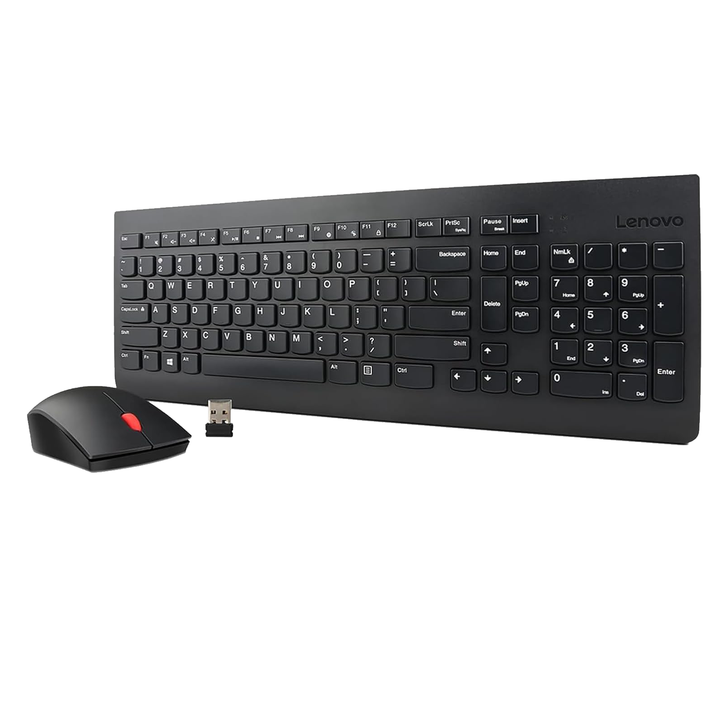 Lenovo 510 Wireless Combo Keyboard & Mouse – Arabic Layout (Black)