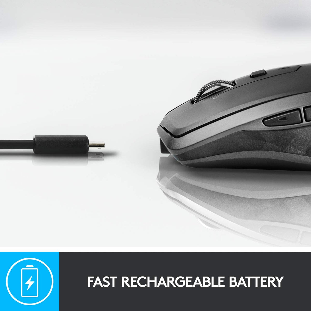 Logitech MX Anywhere 2S Wireless Mouse Graphite with Fast Rechargeable Battery and Charging Cable - Rebuy-Box