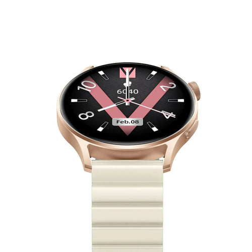 Kieslect Lora 2 Lady Watch – AMOLED Display, IP68 Water Resistance, Lightweight, SpO2 Monitor - Gold - Rebuy-Box