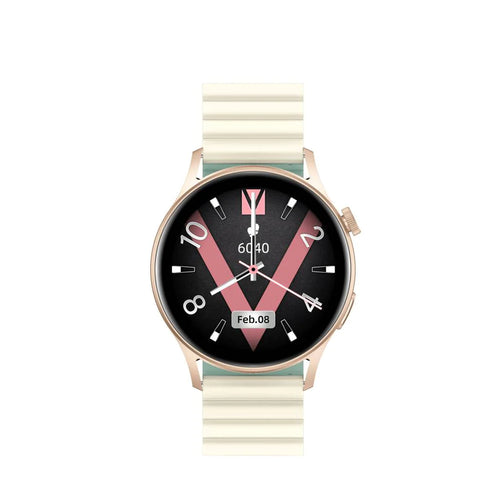 Kieslect Lora 2 Lady Watch – AMOLED Display, IP68 Water Resistance, Lightweight, SpO2 Monitor - Gold - Rebuy-Box