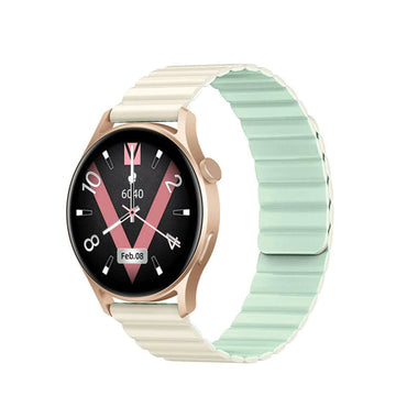 Kieslect Lora 2 Lady Watch – AMOLED Display, IP68 Water Resistance, Lightweight, SpO2 Monitor - Gold - Rebuy-Box