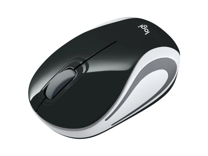 Ultra-Portable Wireless Mouse - Black/White