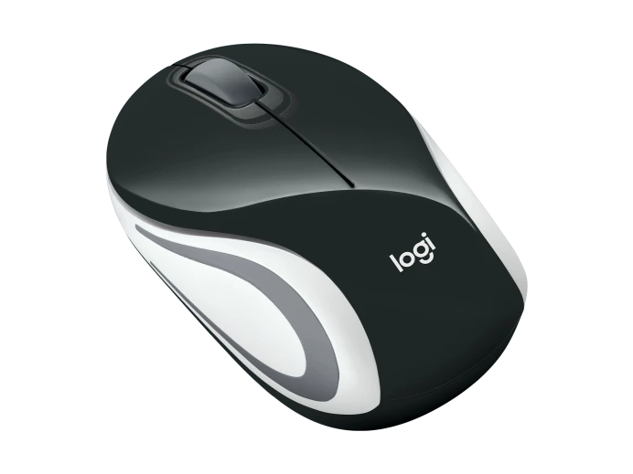 Ultra-Portable Wireless Mouse - Black/White