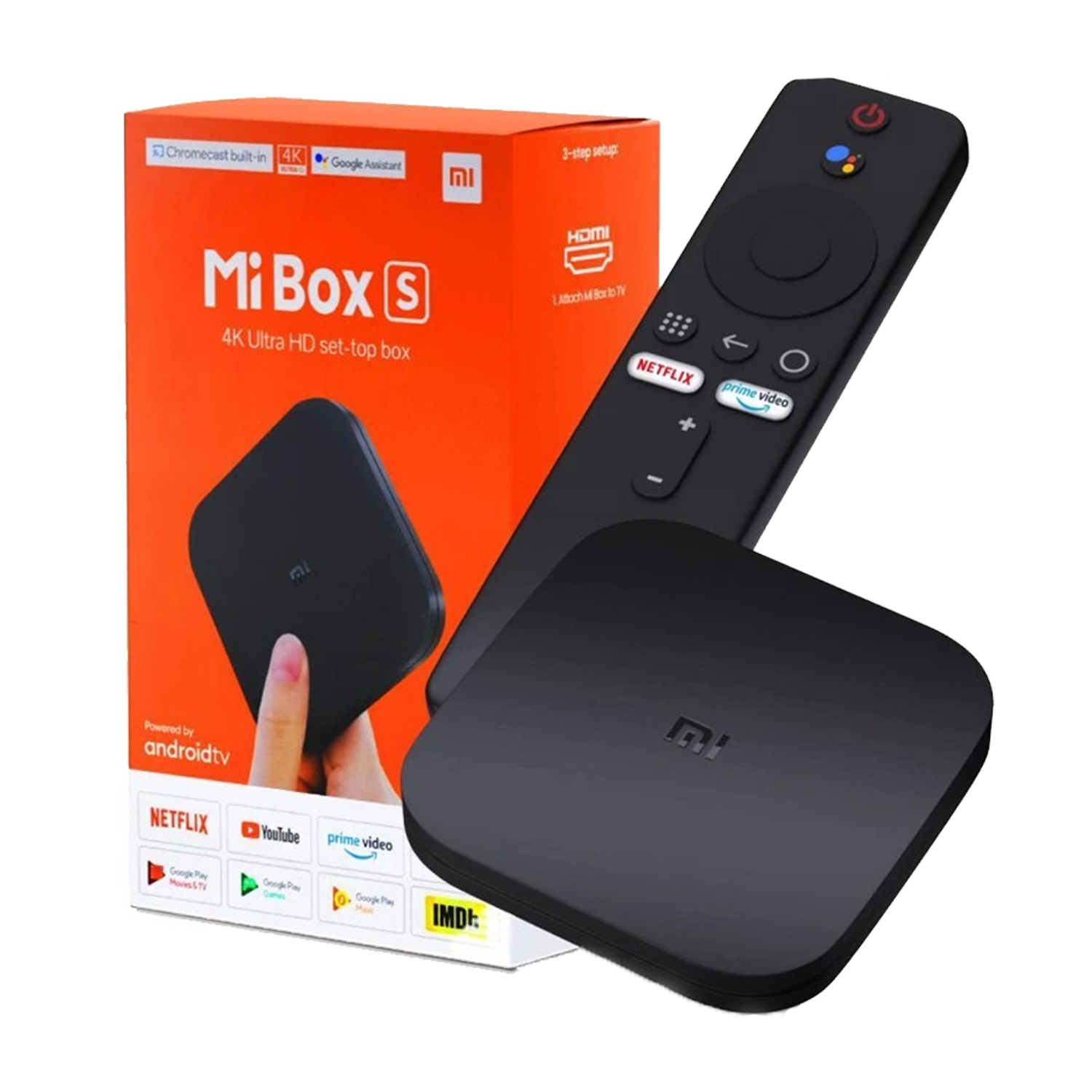 Xiaomi Mi Box S – 4K HDR Android TV Streaming Device